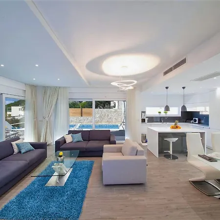 Blue With Pool And Sea View Villa