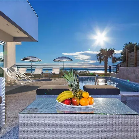 Blue With Pool And Sea View Villa