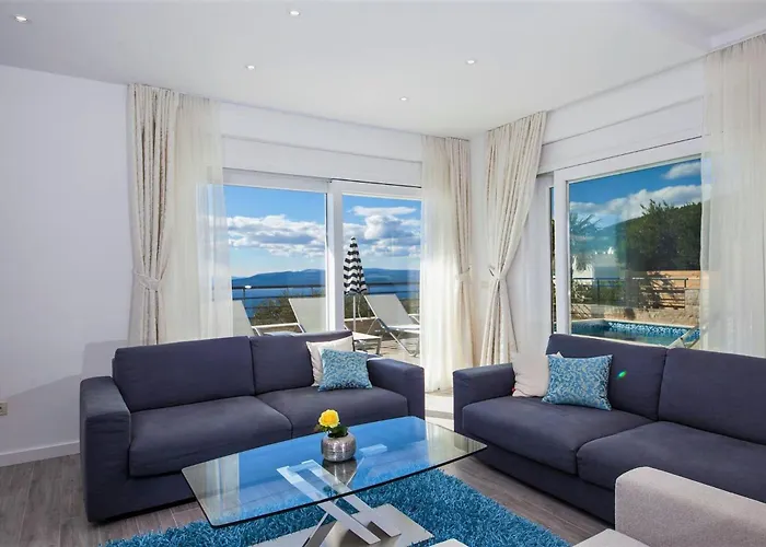 Blue With Pool And Sea View