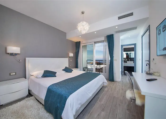 Blue With Pool And Sea View Villa