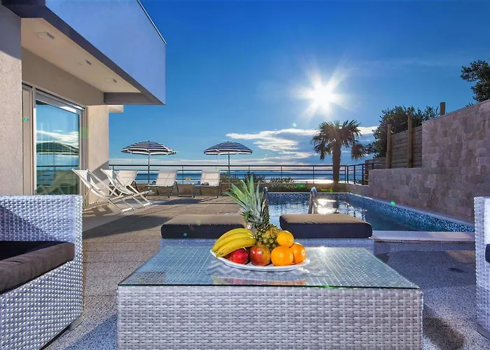 Blue With Pool And Sea View Villa